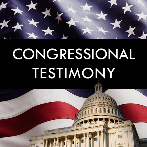 Congressional Testimony