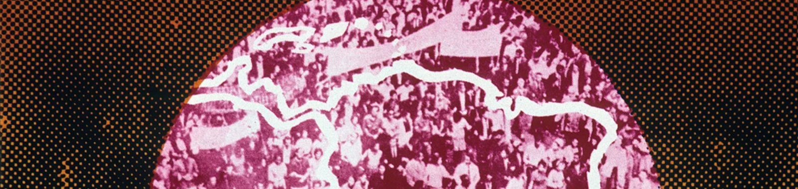 Detail from poster INT 376 issued by International Union of Students in 1972.