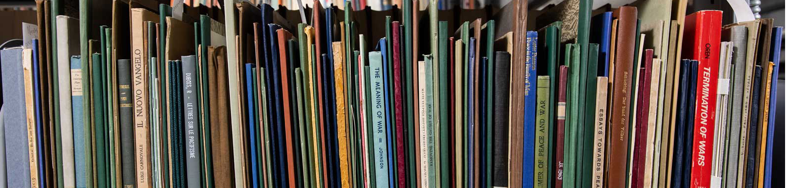 peace war library shelf