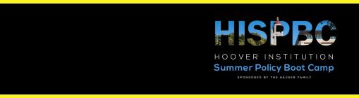 Hoover Institution Summer Policy Boot Camp