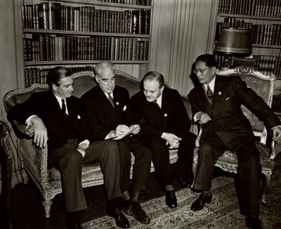 Anthony Eden, Edward R. Stettinius,Vyacheslav Molotov,T.V. Soong 