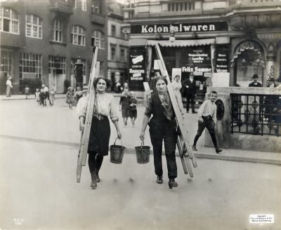 Female window washers