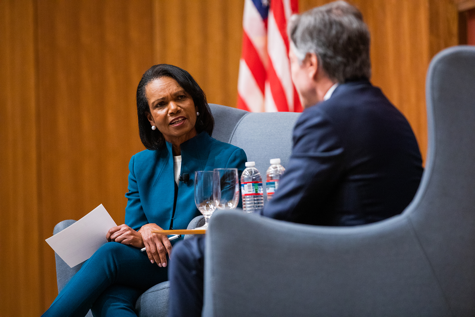 Sec Condoleezza Rice and Antony Blinkin