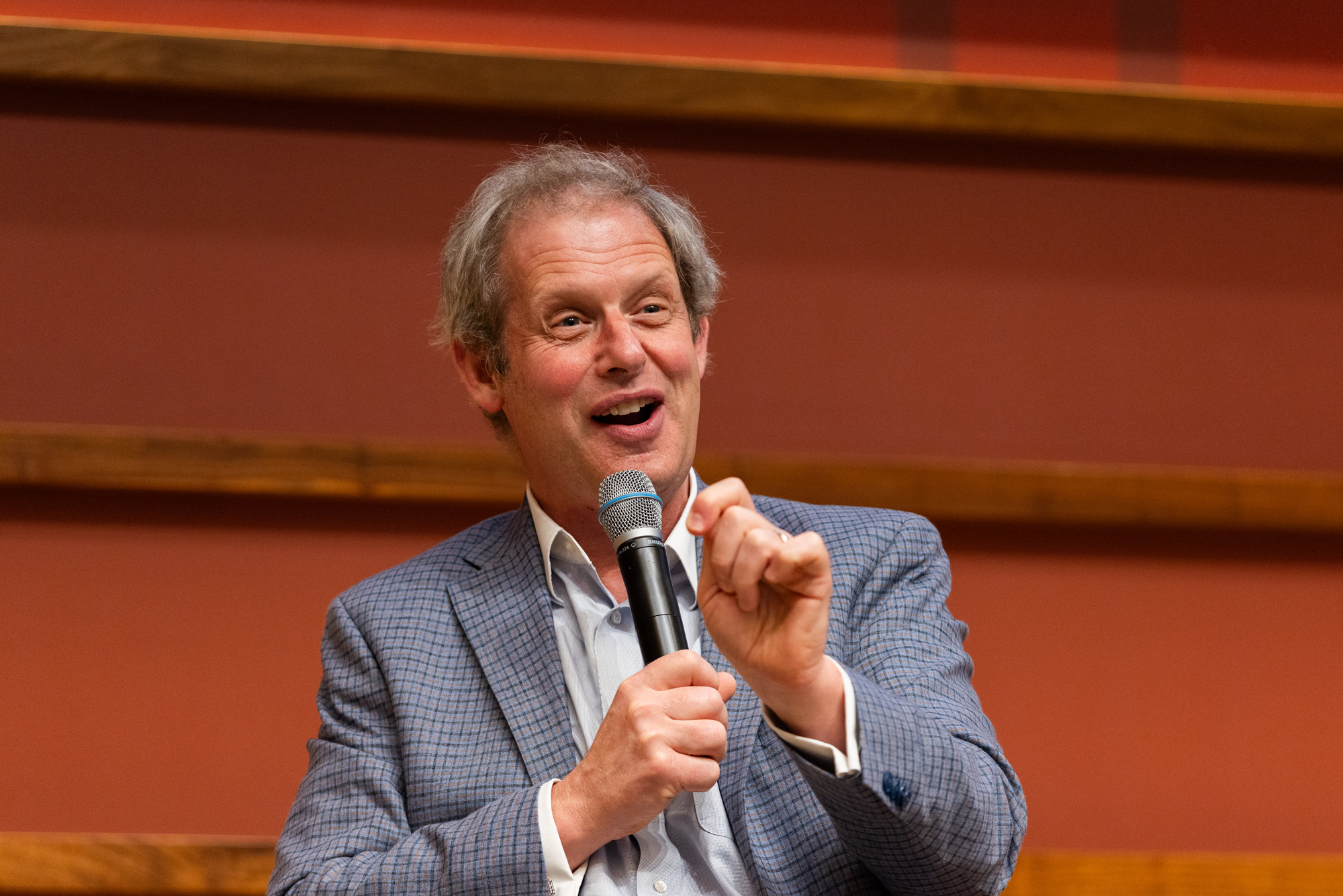 Hoover Senior Fellow Eugene Volokh speaks about AI regulation and its impact on democracy and free speech on September 24, 2024. (Patrick Beaudouin)