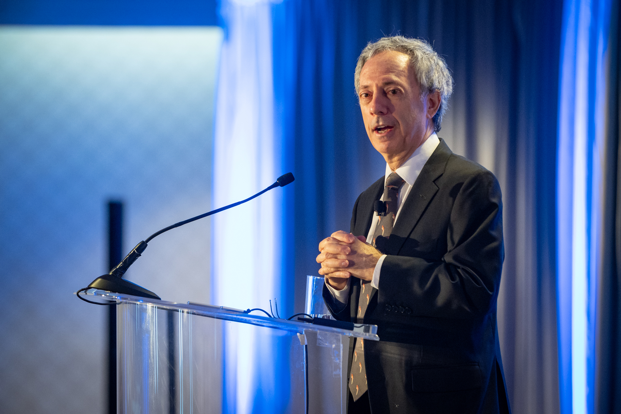 Senior Fellow Peter Berkowitz speaks about the Israel-Hamas war and possible resolutions at the Hoover Institution Winter Board of Overseers meeting on February 24, 2025.