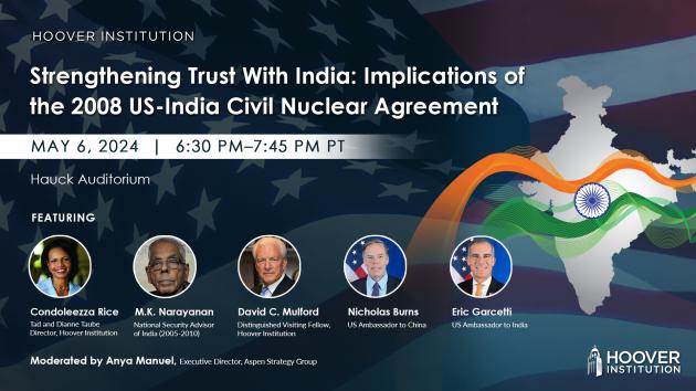 Strengthening Trust With India: Implications of the 2008 US-India Civil Nuclear Agreement