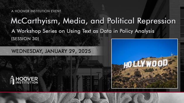 McCarthyism, Media, and Political Repression: Evidence from Hollywood | Using Text As Data In Policy Analysis