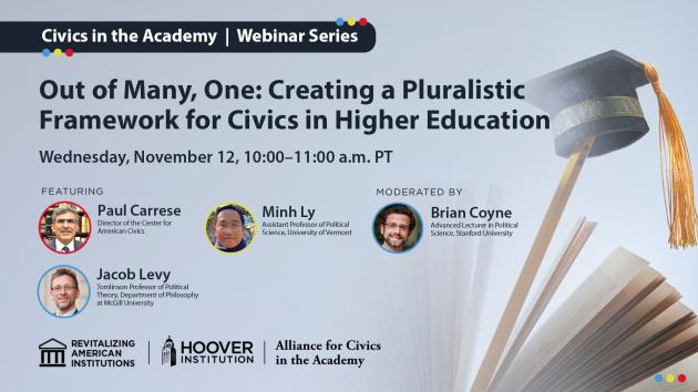 Out of Many, One: Creating a Pluralistic Framework for Civics in Higher Education