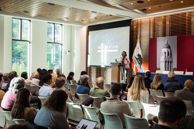 Participants at the Immigration Policy and Economics of Innovation conference on January 22, 2026. (Patrick Beaudouin)