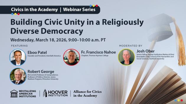 Building Civic Unity in a Religiously Diverse Democracy