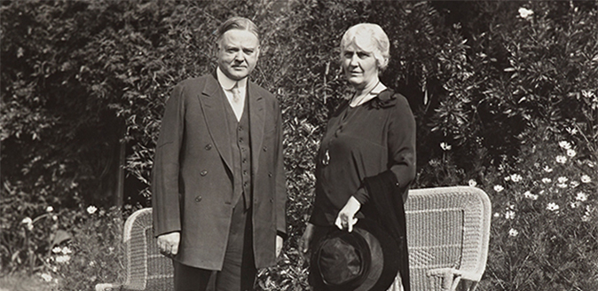 Photograph of Herbert and Lou Henry Hoover