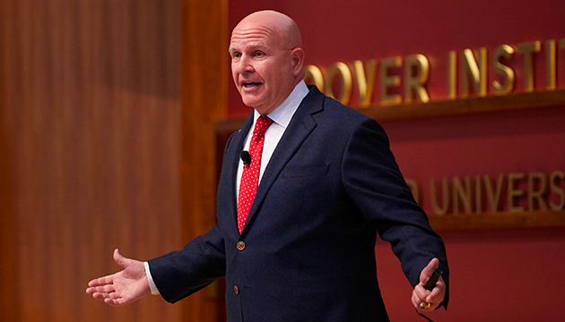 HR McMaster speaks at the Hoover Institution Fall Retreat