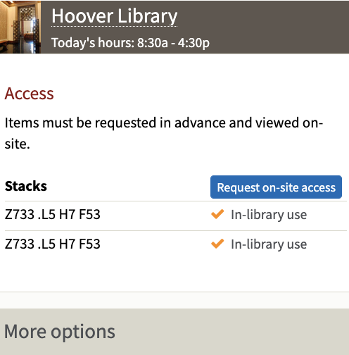 Screenshot for how to request library digitization
