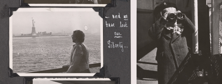 Detail from a photograph album, Eduards Kraucs Papers (78028)