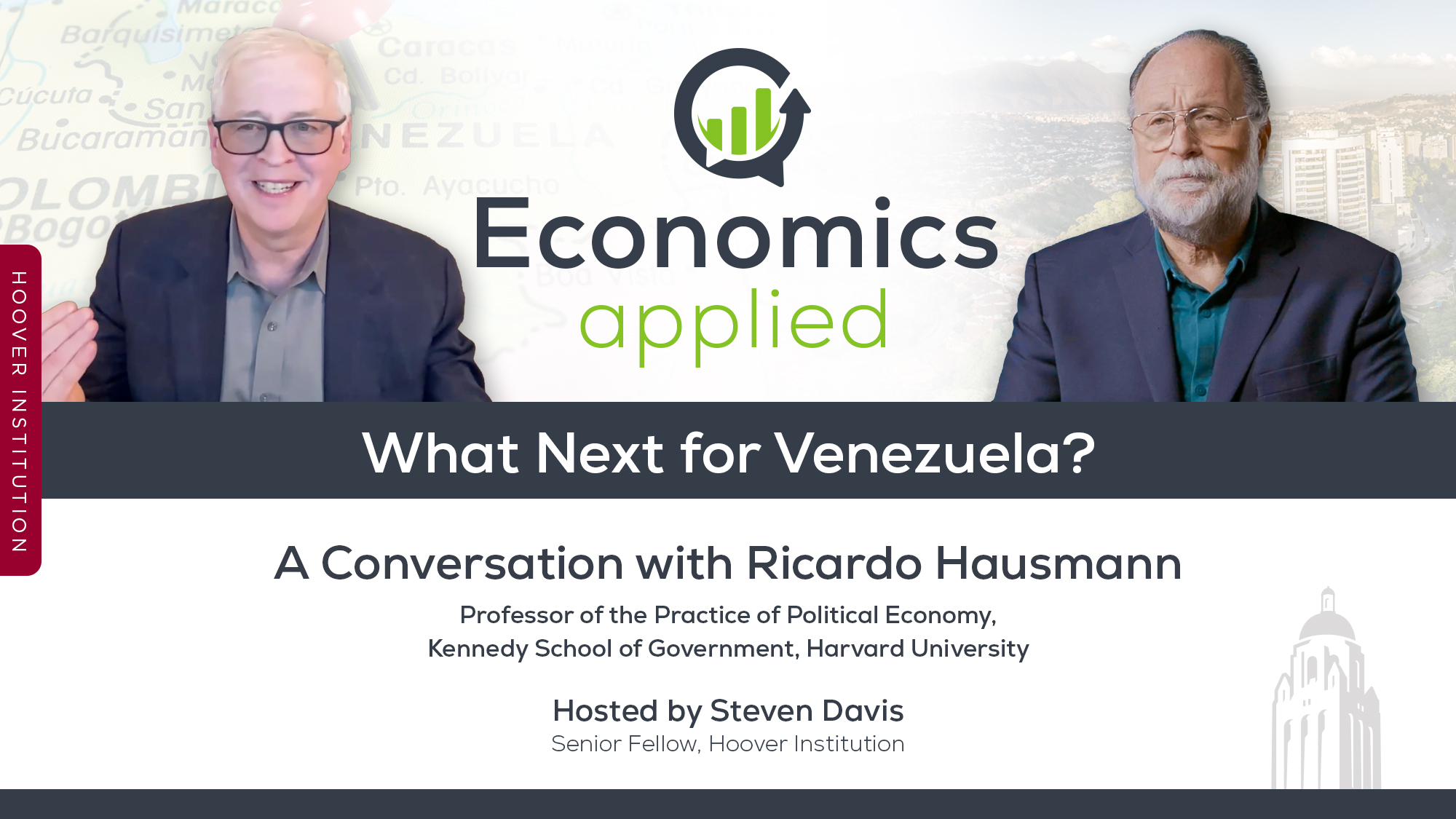 Economics Applied, Steven Davis, Venezuela, Ricardo Hausmann