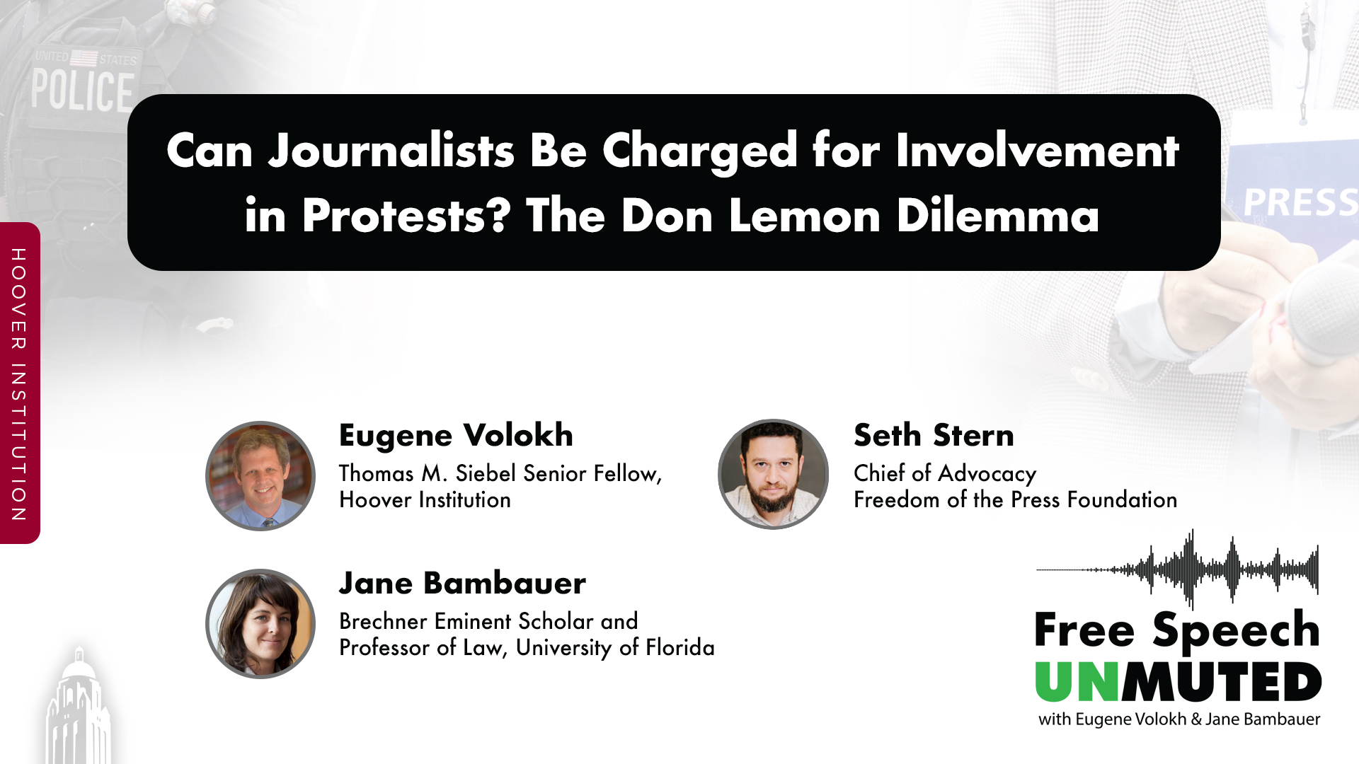 Free Speech Unmuted, Don Lemon, Indictment