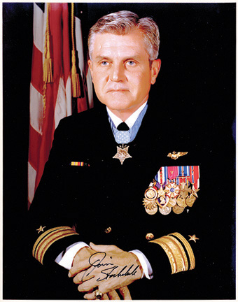 July 2005, Hoover fellow James Bond Stockdale, the “philosophical fighter pilot,” passes away