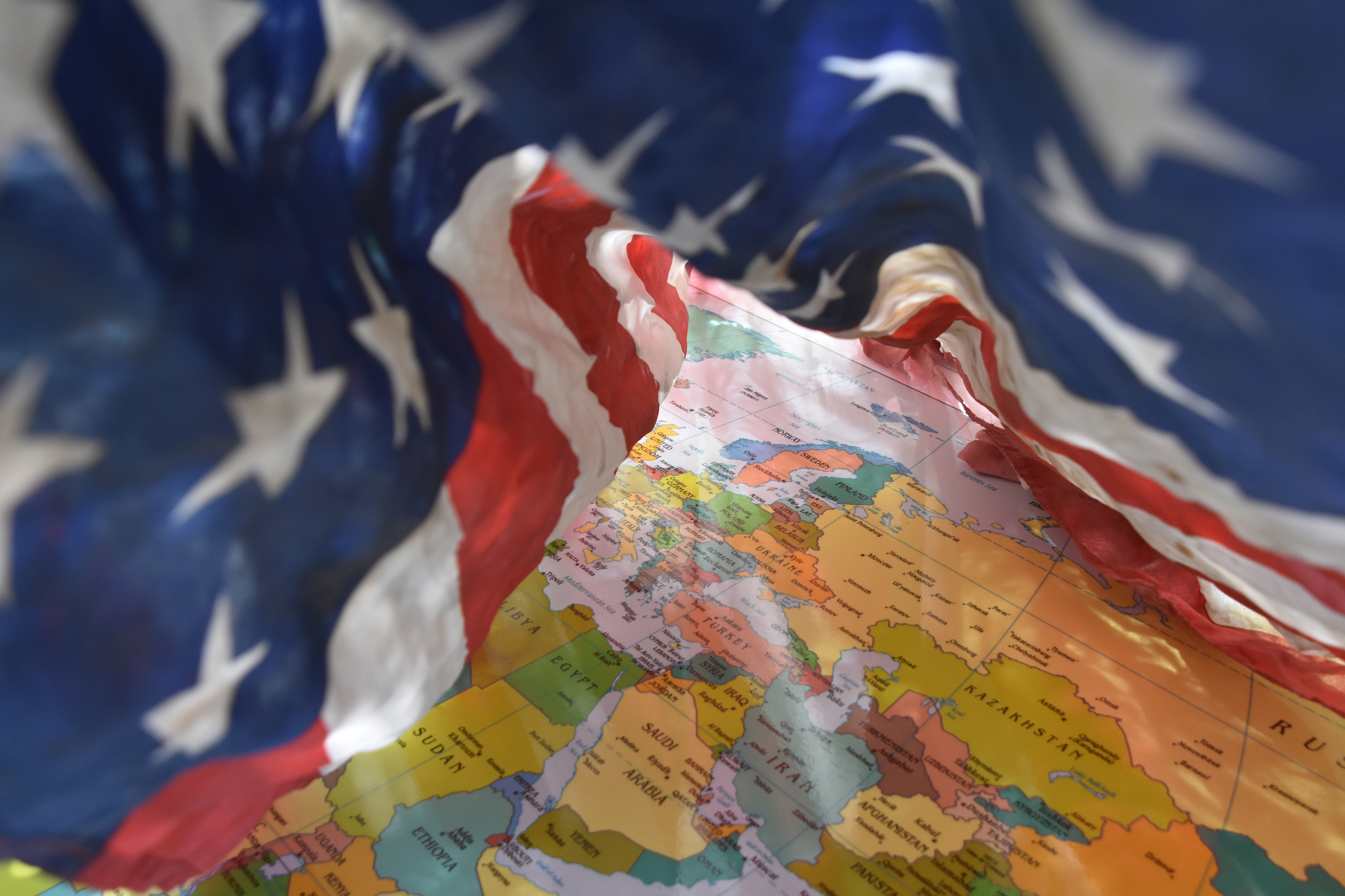 US Flag Foreign Policy    image