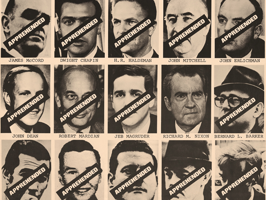 Watergate Wanted Poster 1974