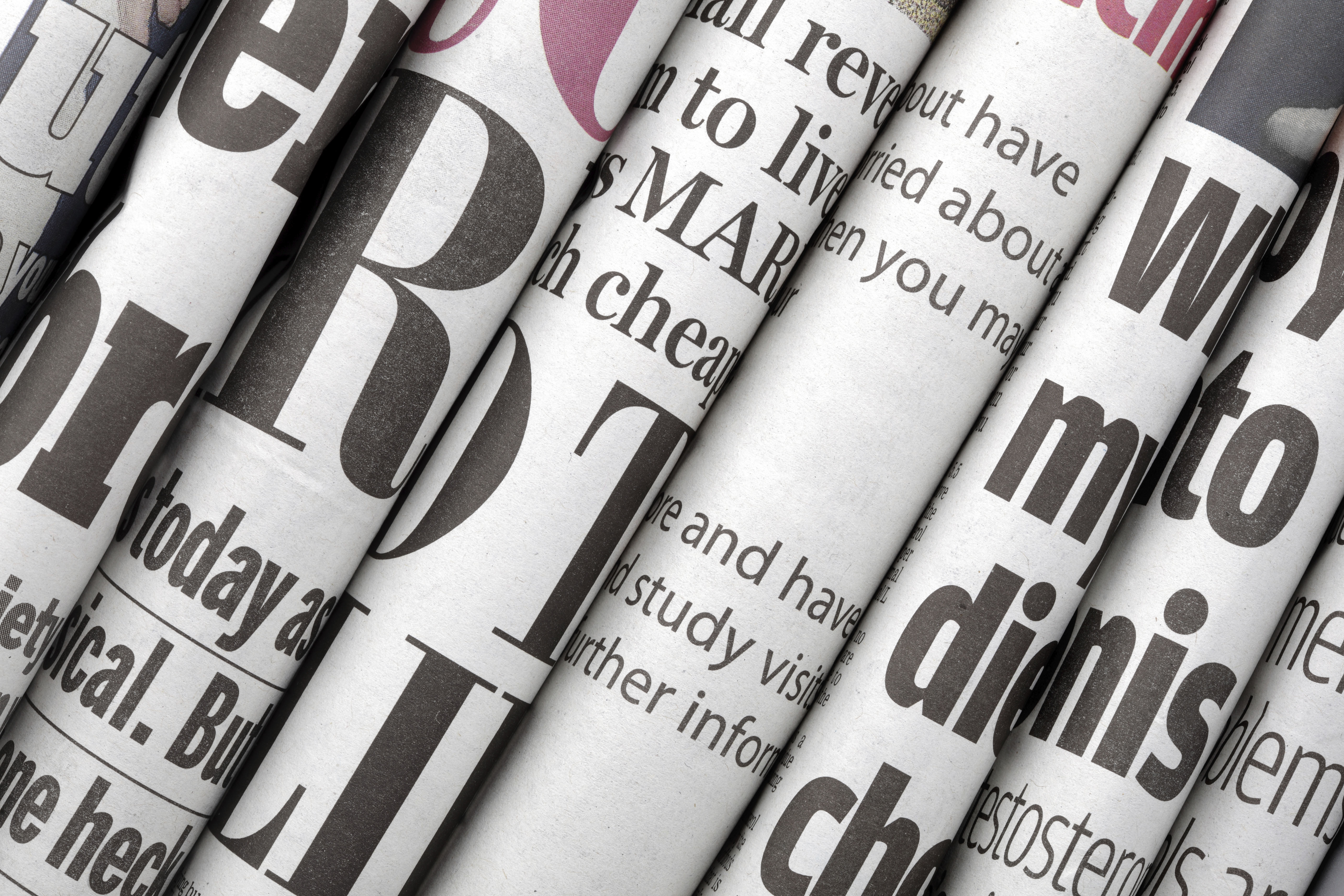 newspaper headlines bigstock  image