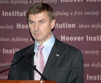 Image for Estonia Prime Minister Featured Speaker at Hoover Institution Retreat