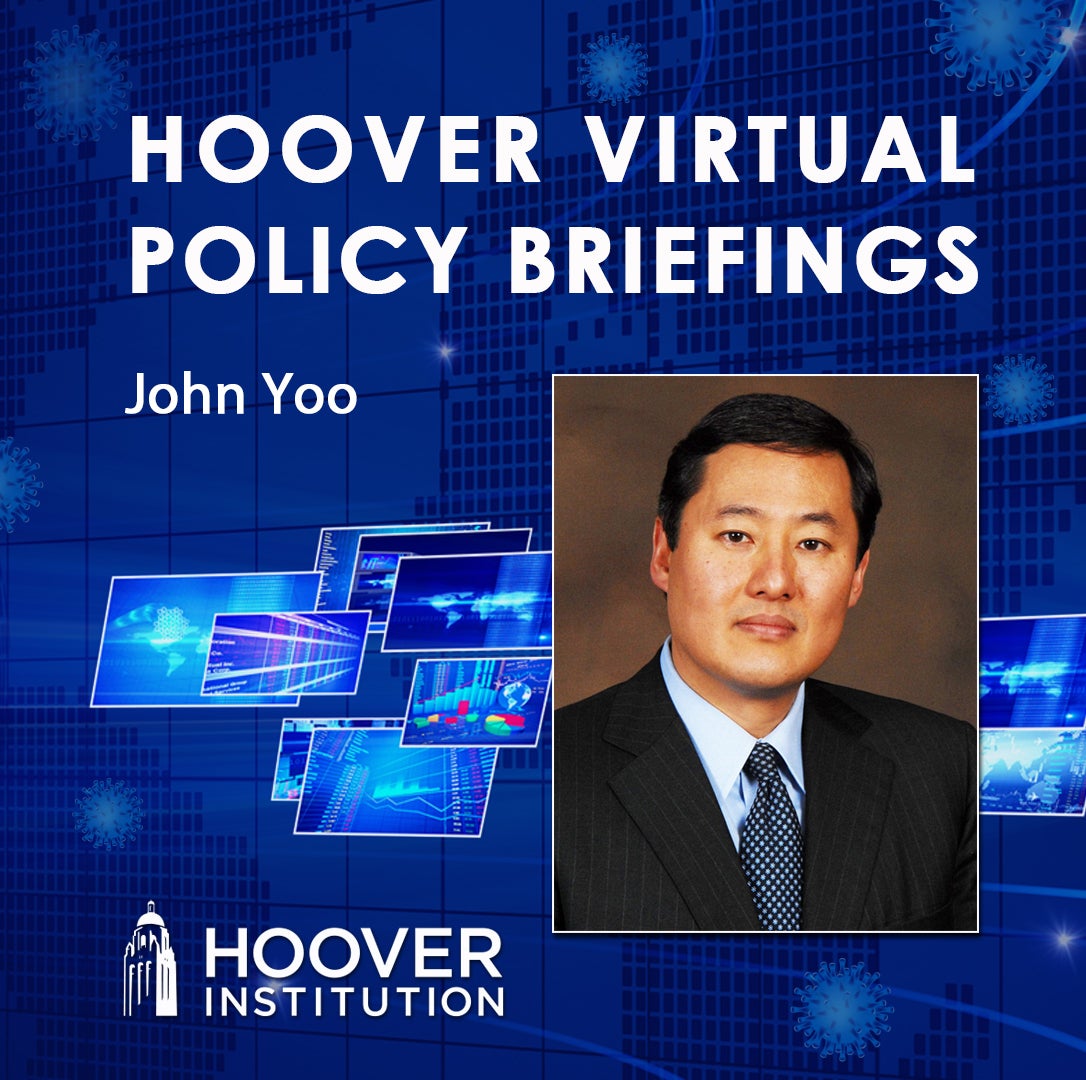 Image for John Yoo: COVID-19 And Federalism 