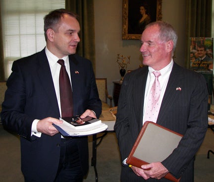 Image for Waldemar Pawlak, Deputy Prime Minister of Poland and Minister of Economy, visited the Hoover Institution