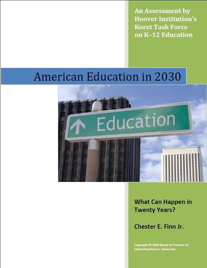 Image for American Education in 2030: Reinvented School Districts