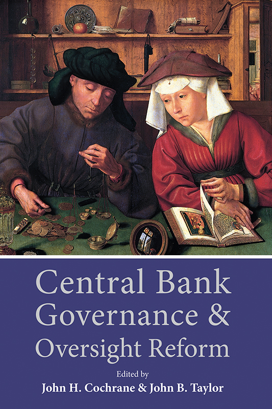 Central Banking Concern Governance Together With Oversight Reform