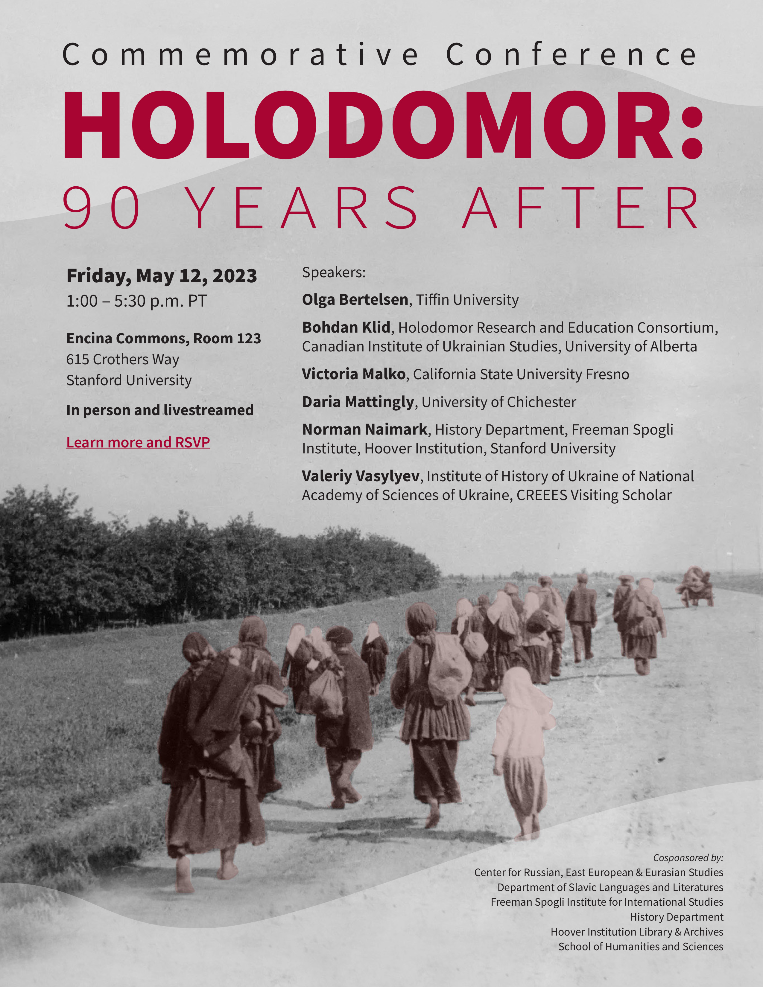 Holodomor Commemorative Conference flyer