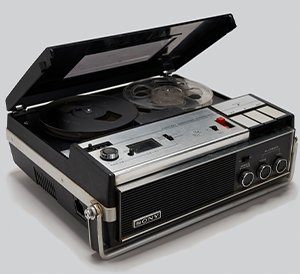 watergate era sony tape recorder