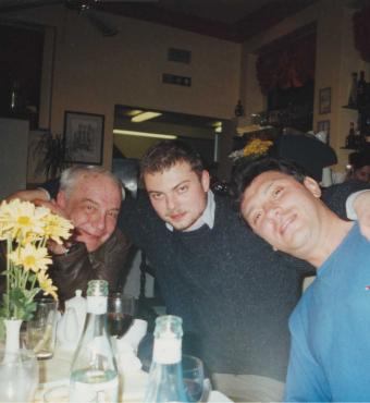 3 men sitting at a table - Vladimir Bukovskii left Vladimir Kara-Murza center Boris Nemtsov right