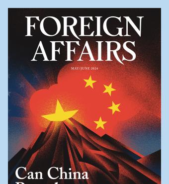 the May/June issue of Foreign Affairs Magazine