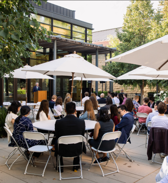 Scott Atlas speaking to students at the 2024 Hoover Institution Summer Policy Boot Camp