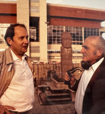 Klaus Barbie and Gerd Heidemann in La Paz, Bolivia