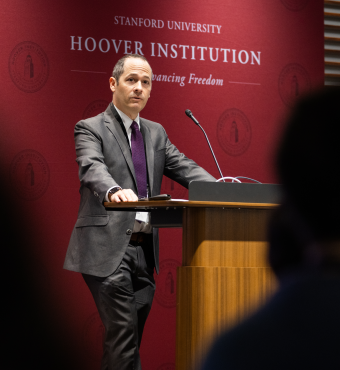 Joshua Rauh at the State and Local Conference