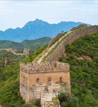 The Great wall of China stock photo