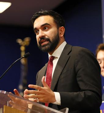 New York Mayoral Candidate Zohran Mamdani Celebrates Teachers Union Endorsement