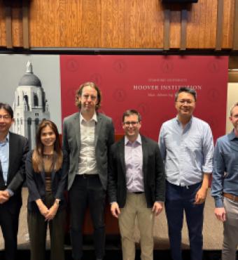 Workshop on Modern China and Taiwan speakers (left to right): Hsiao-ting Lin, Florence Mok, David Brophy, Matthew Lowenstein, James Lin, and Joshua Freeman.
