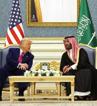 Trump and Crown Prince Mohamed bin Salman of Saudi Arabia