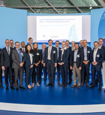Scholars from across the United States and European Union participated in the Tenth Annual ECB Research Conference on “The Next Financial Crisis?,” organized jointly with the Hoover Institution. Photo credit: Andrej Hanzekovic/ECB