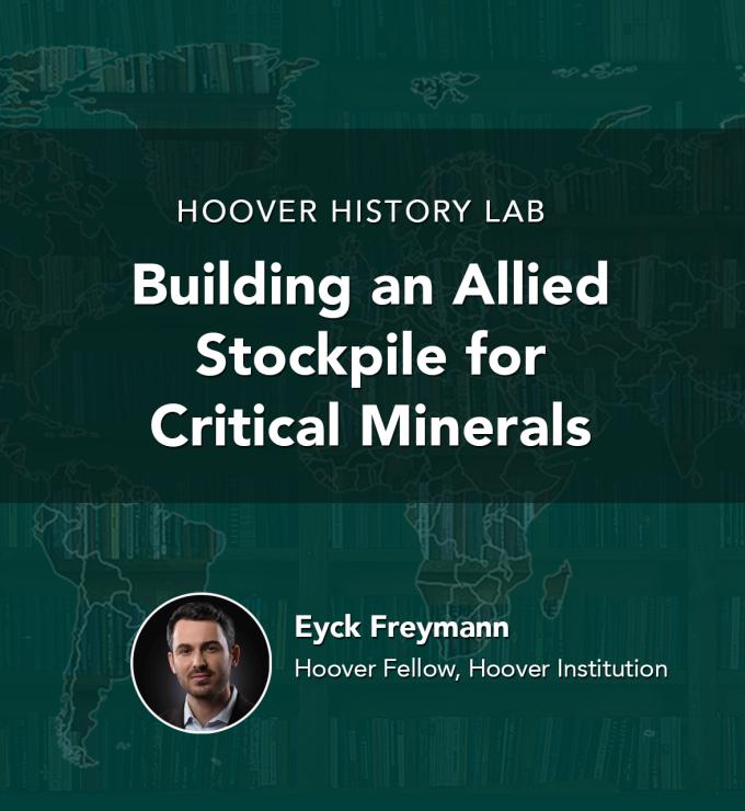 Building an Allied Stockpile for Critical Minerals