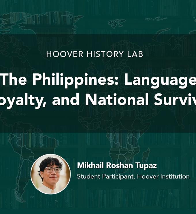 The Philippines: Language, Loyalty, and National Survival