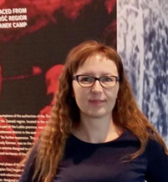 Dorota Niedziałkowska, PhD at the State Museum at Majdanek in Lublin 