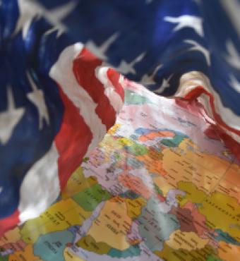 US Flag Foreign Policy    image