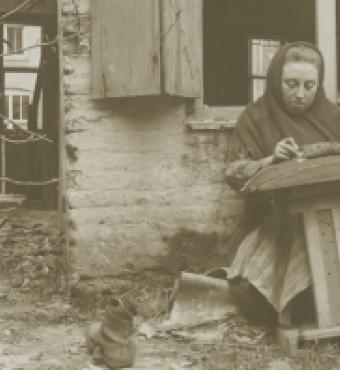 Photograph of woman in Belgium