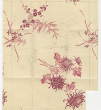A 1956 stationary sample from the Zhang Shuqi collection.