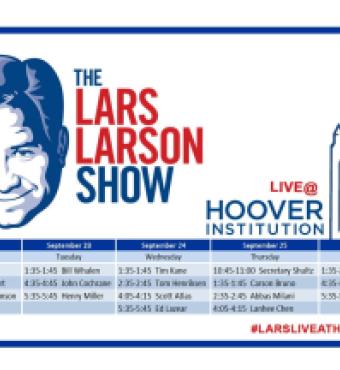 Image for Lars Larson Show Broadcasting Live from Hoover