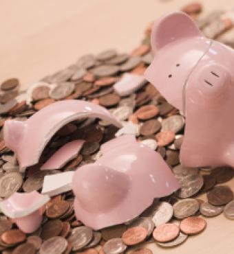 Broken Piggy Bank