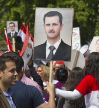 Protest against Bashar al-Assad